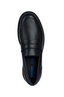 Geox Erkek Siyah Spherica Ec1 Deri Maskülen Loafer | Derimod