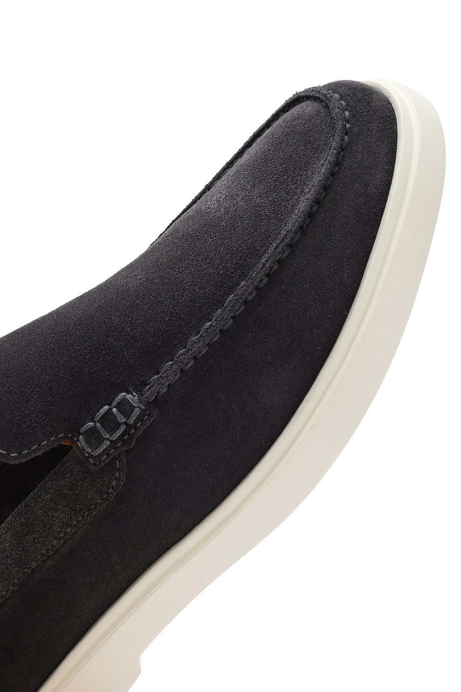 Men's Gray Suede Leather Casual Loafer