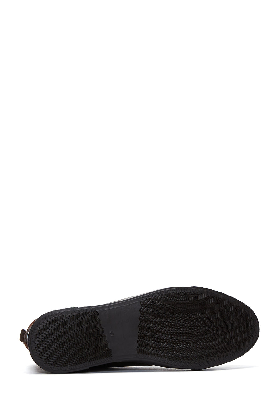 Men's Brown Leather High Top Sneaker