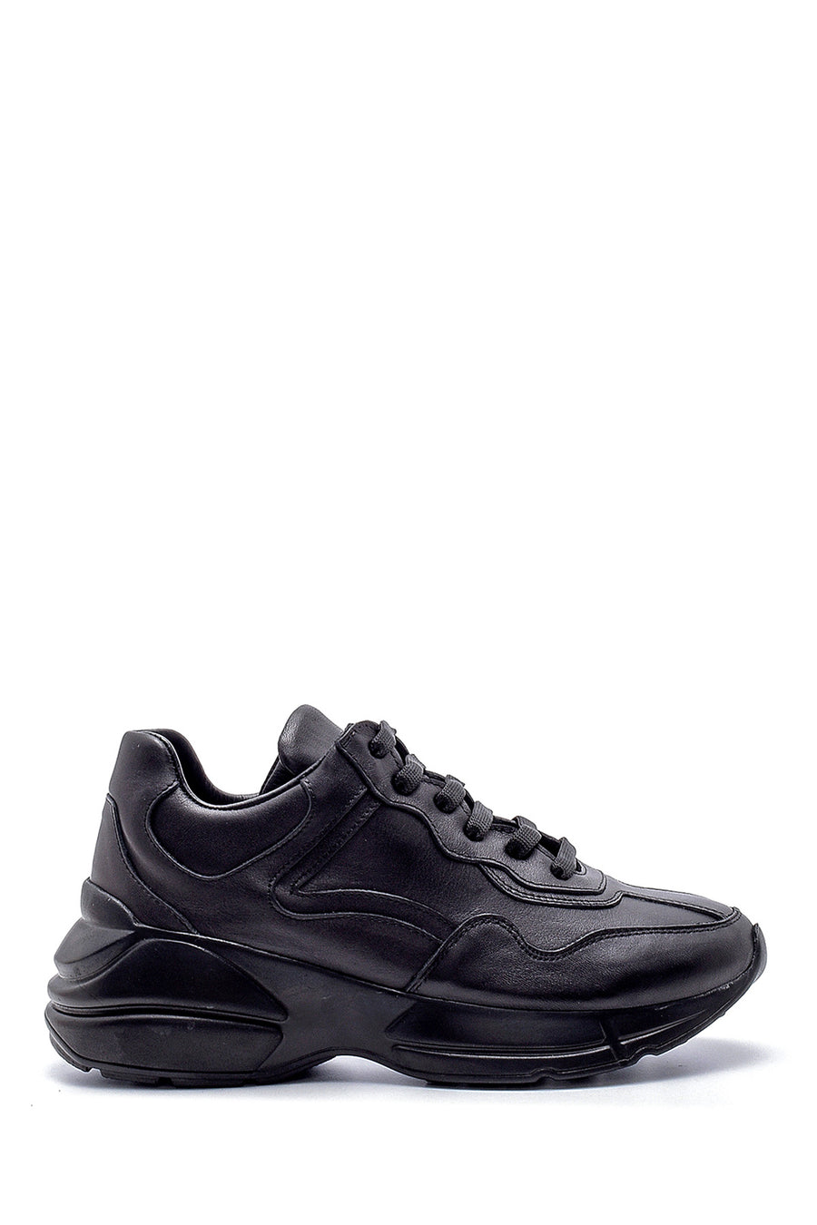 Kadın Deri Yüksek Tabanlı Sneaker 20WFD240118 | Derimod