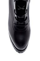 Women's Leather Platform Heeled Boots | Derimod