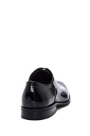 Men's Black Leather Patent Leather Classic Shoes | Derimod