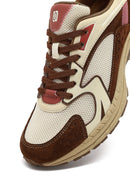 Derimod Studio Women's Beige Lace-Up Thick-Soled Sneaker | Derimod