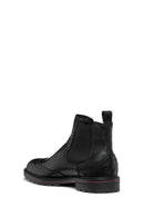 Geox Men's Black Walk Pleasure C Leather Chelsea Boots | Derimod