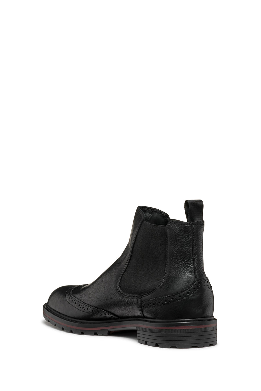 Geox Men's Black Walk Pleasure C Leather Chelsea Boots