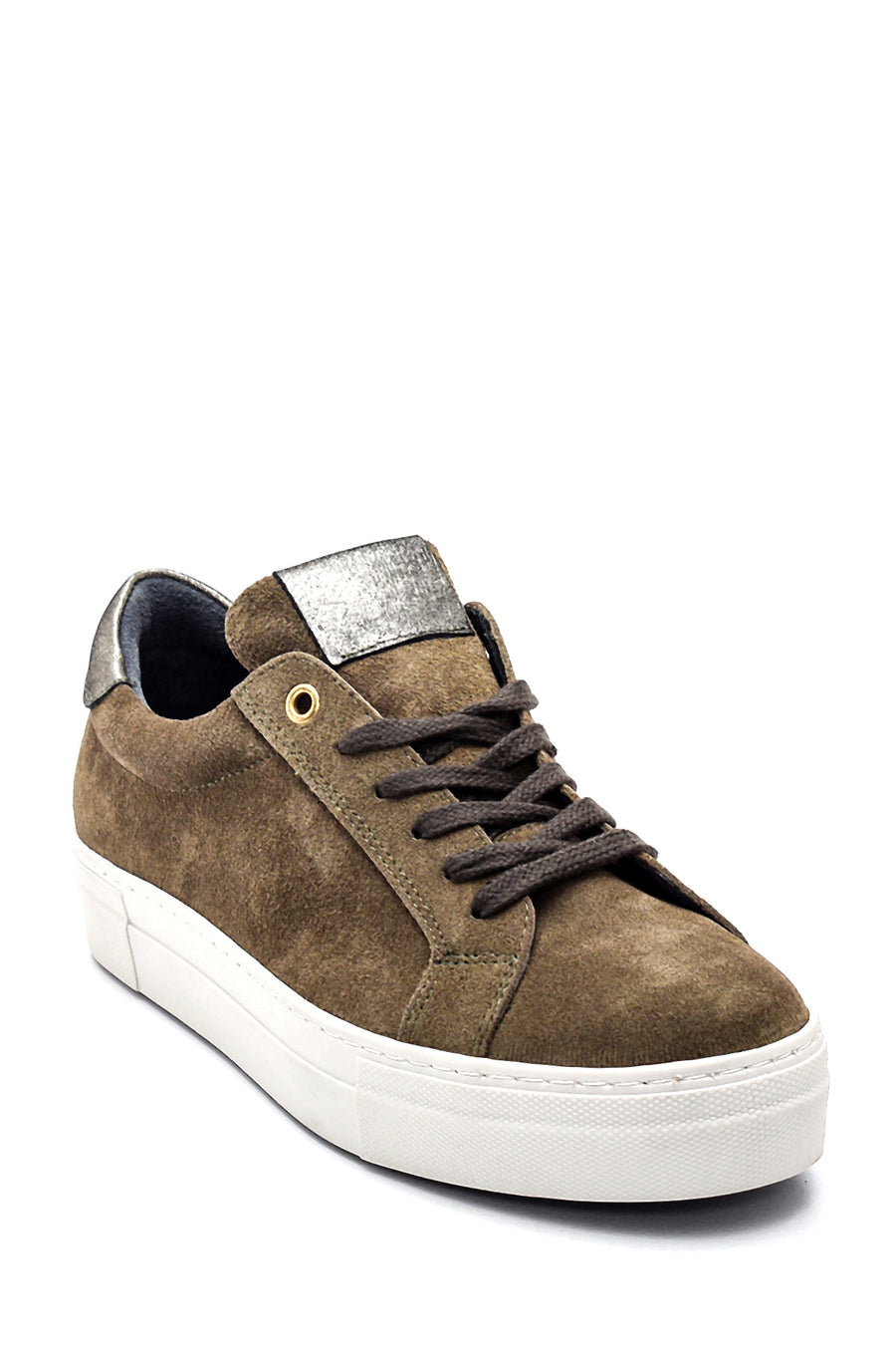 Kadın Deri Süet Sneaker