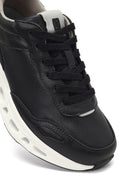 Derimod Studio Men's Black Lace-Up Thick-Soled Sneaker | Derimod