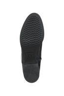 Geox Women's Black Felicity Leather Zippered Boots | Derimod
