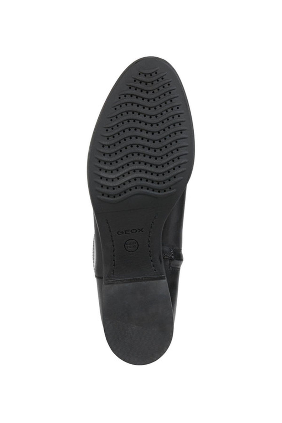 Geox Women's Black Felicity Leather Zippered Boots