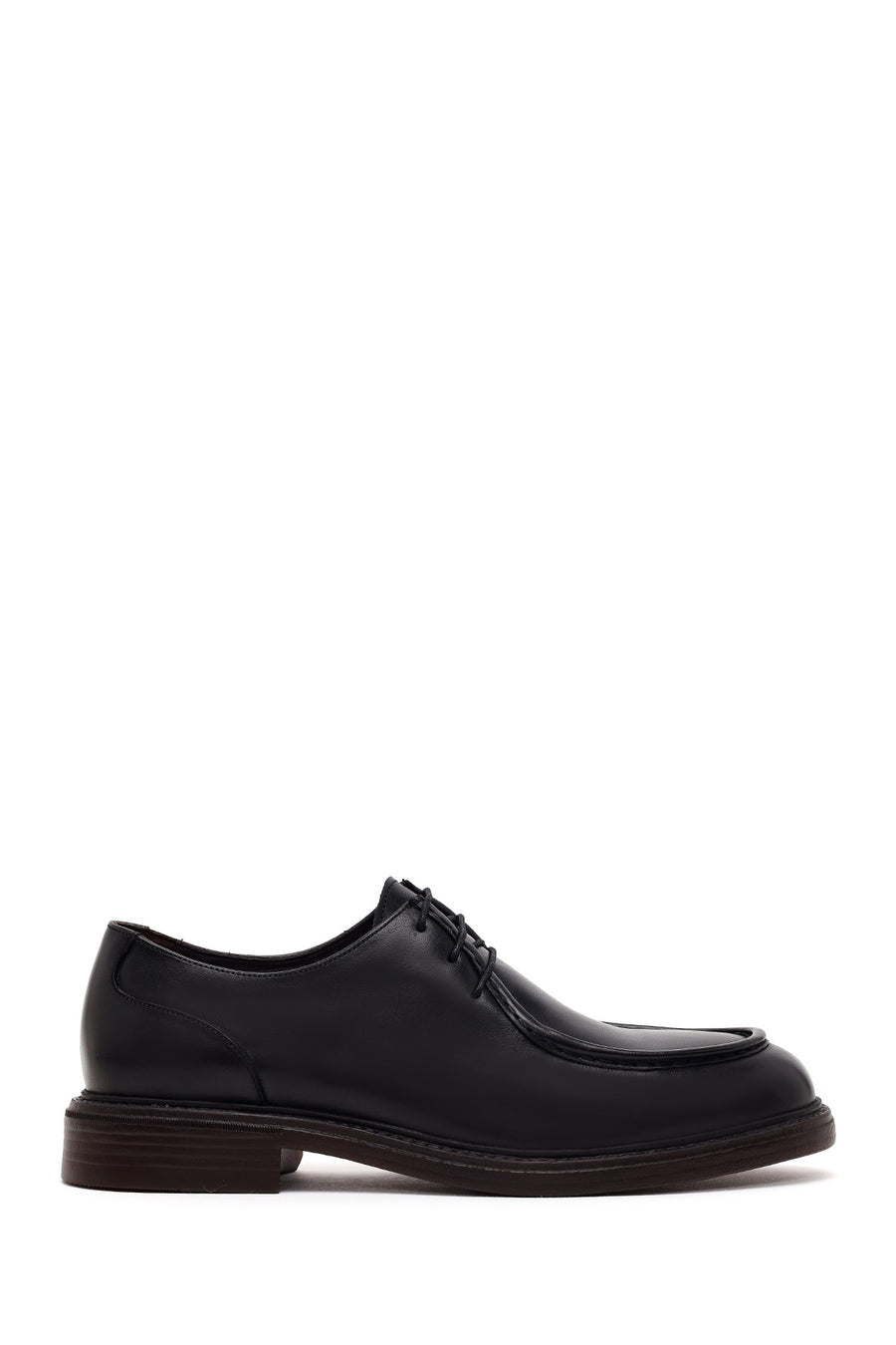Derimod Black Erkek Siyah Bağcıklı Deri Casual Ayakkabı WM680030DV | Derimod