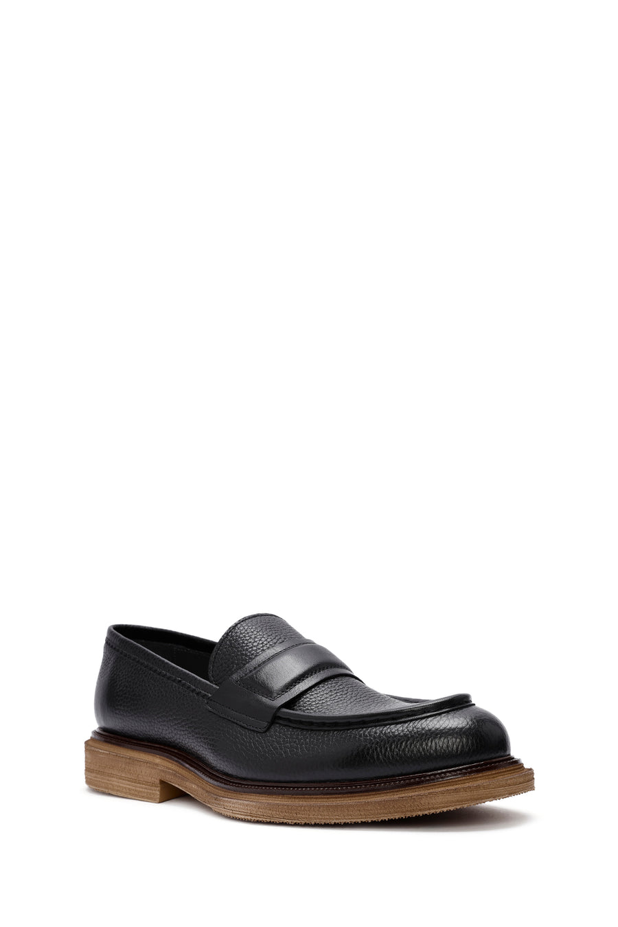 Erkek Siyah Deri Klasik Loafer