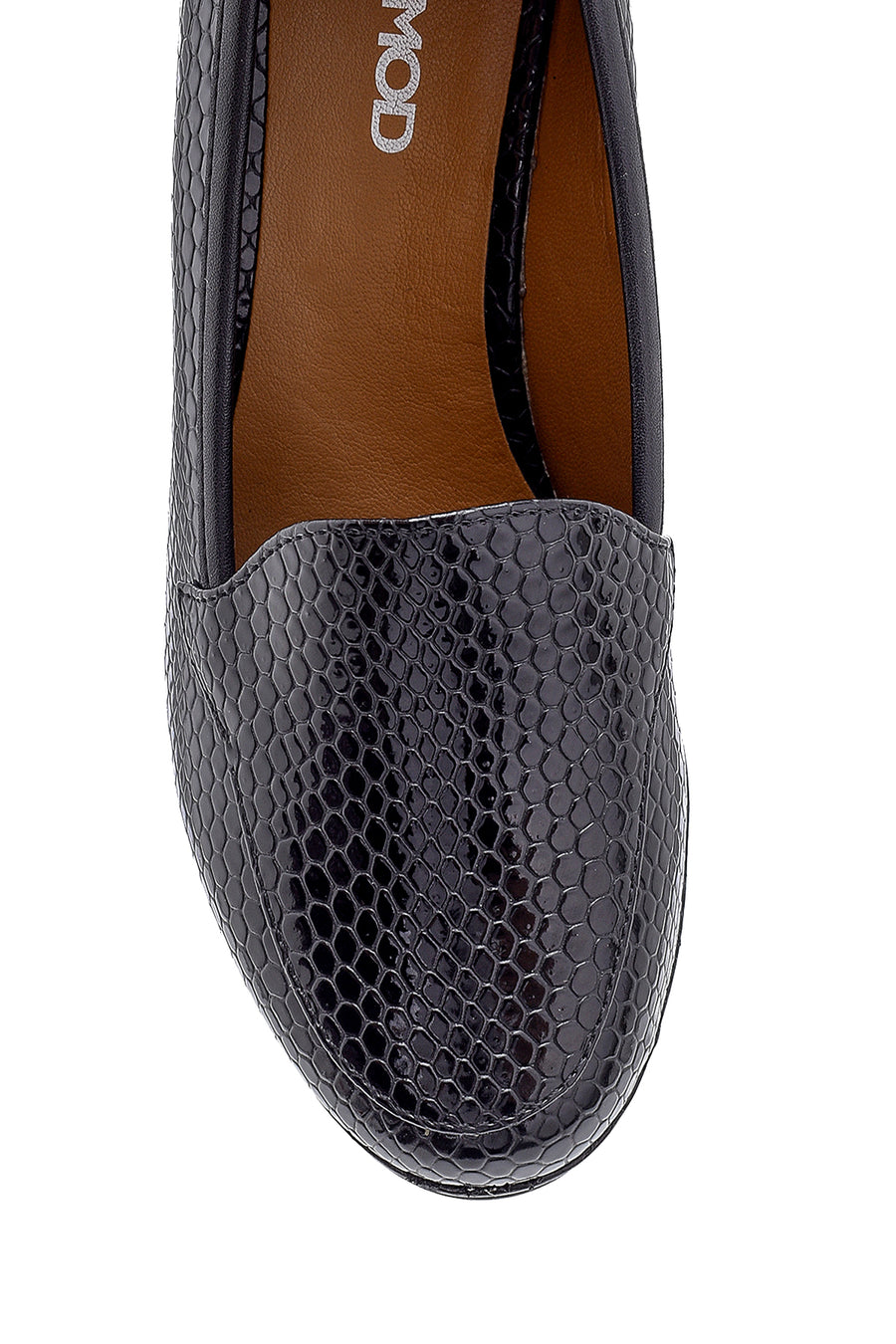 Women's Snakeskin Patterned Wedge Heeled Shoes
