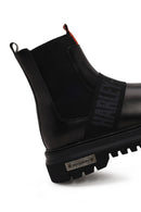 Harley Davidson Male Black Polperro Leather Chelsea Boots | Derimod