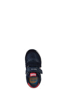 Geox Baby Boy Navy Blue Alben Banded Fabric Sneaker | Derimod