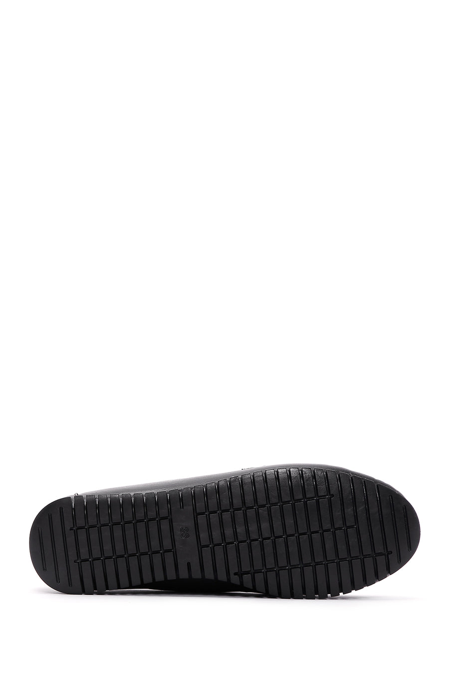 Kadın Siyah Toka Detaylı Loafer