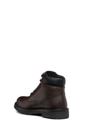 Geox Men's Brown Lagorai + Grip Abx Laced Waterproof Leather Combat Boots | Derimod