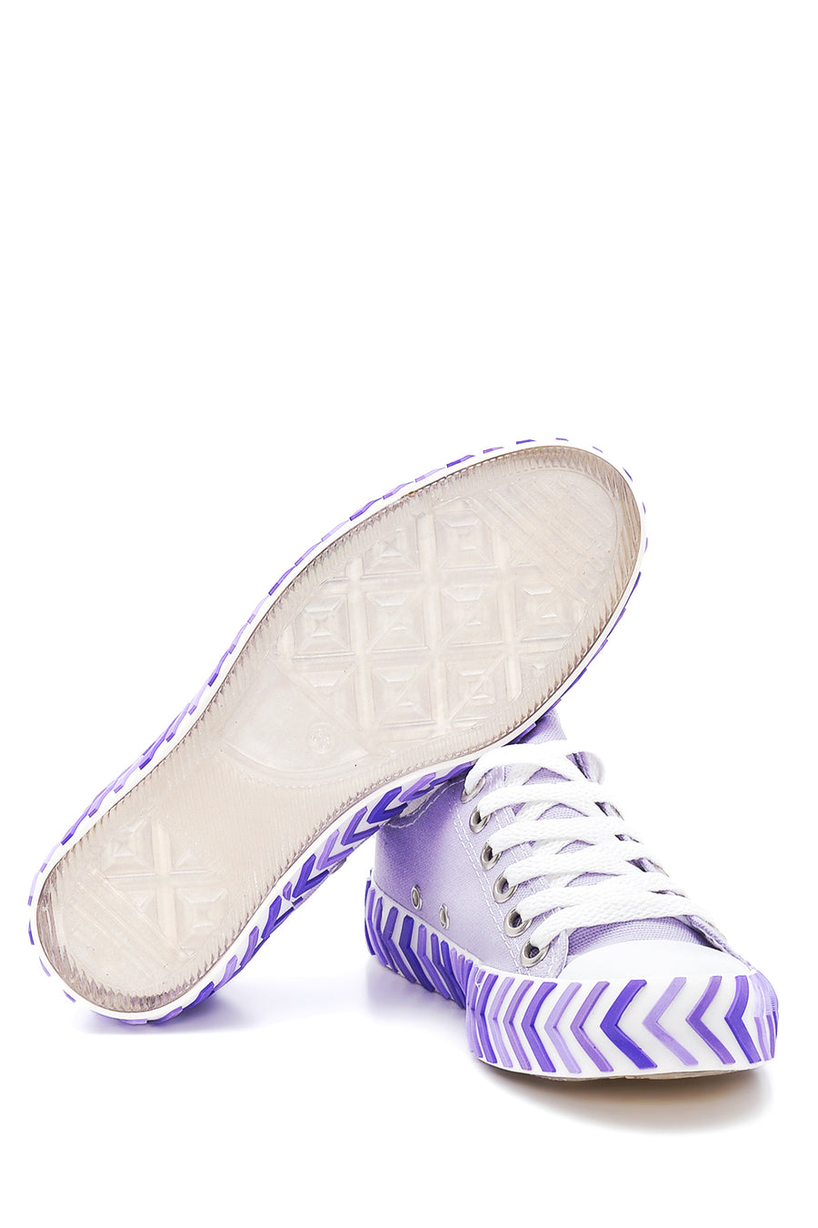 Kadın Renkli Tabanlı Sneaker