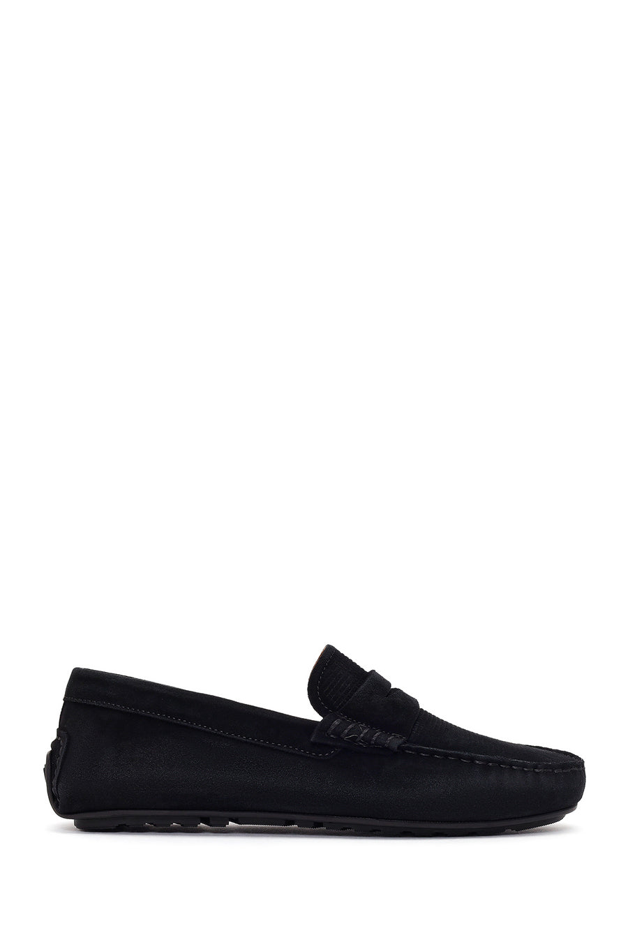 Erkek Siyah Süet Deri Loafer 26SFD632310 | Derimod