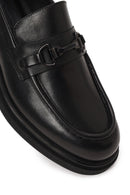 Erkek Siyah Tokalı Deri Casual Loafer | Derimod