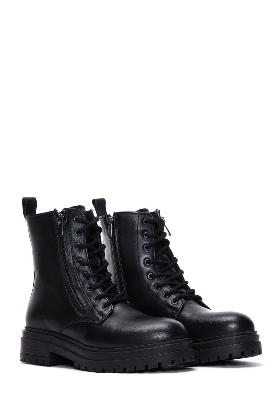 Women's Black Leather Boots