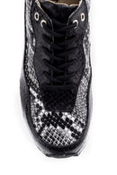 Women's Snake Pattern Detailed Sneaker | Derimod