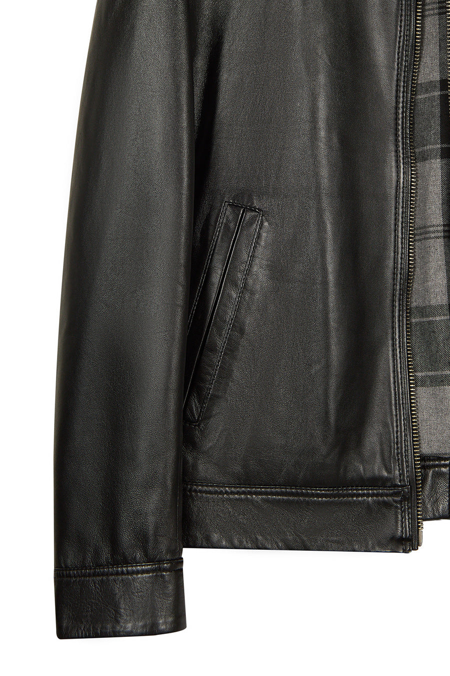 Nomad Erkek Siyah Oversize Deri Ceket