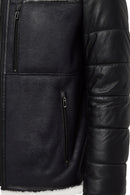 Zermatt Men's Black Teddy Coat | Derimod