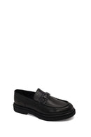 Erkek Siyah Tokalı Deri Casual Loafer | Derimod