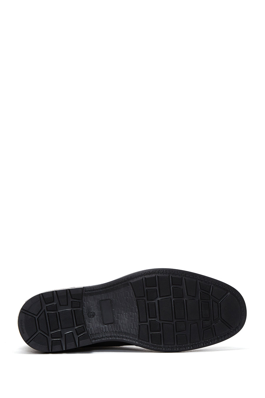 Men's Black Zippered Leather Casual Boots