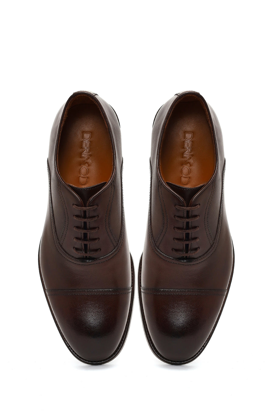 Men's Brown Lace-up Leather Classic Shoe