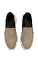 Men's Mink Nubuck Leather Comfort Loafer | Derimod