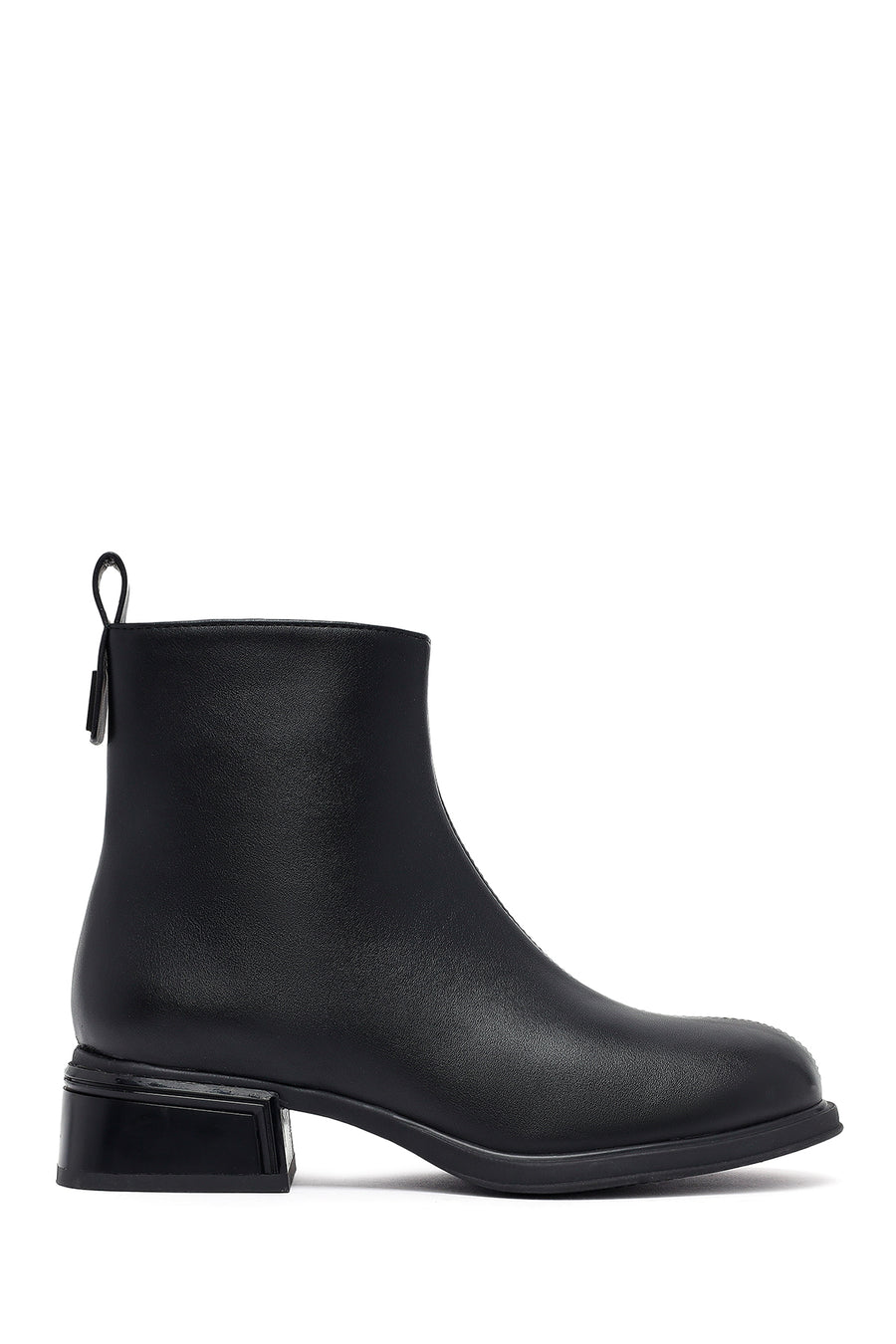 Woman Black Zip Closure Boots WF250002SV | Derimod