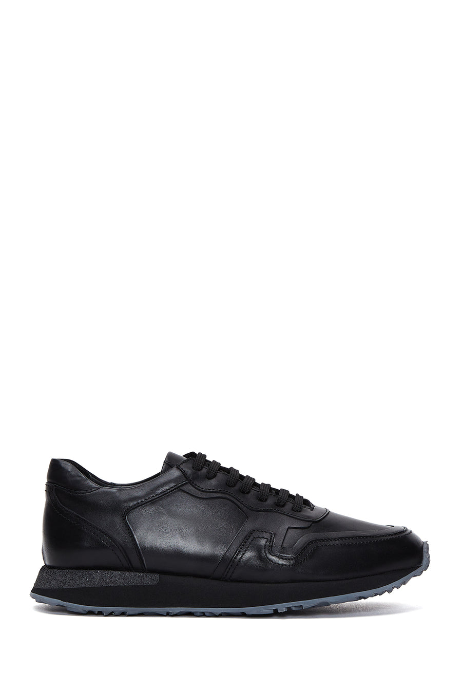 Men's Black Leather Sneaker 22WFD640918 | Derimod