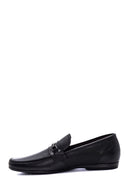 Erkek Siyah Deri Tokalı Casual Loafer | Derimod