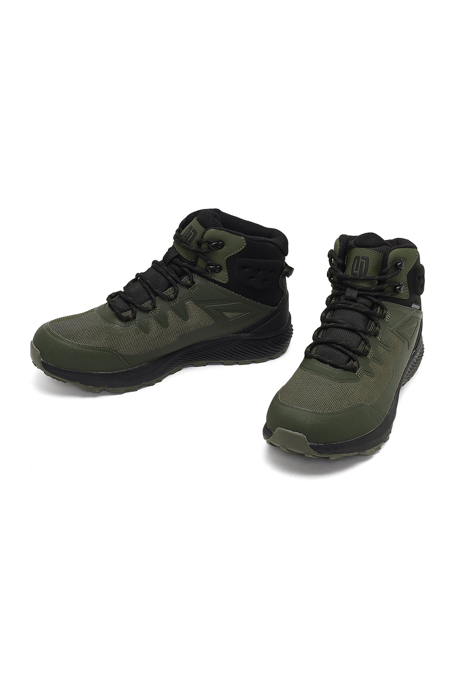 Derimod Dry Men Khaki Lace-Up Thick-Soled Outdoor Boot