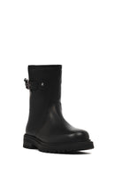 Women's Black Leather Boots | Derimod