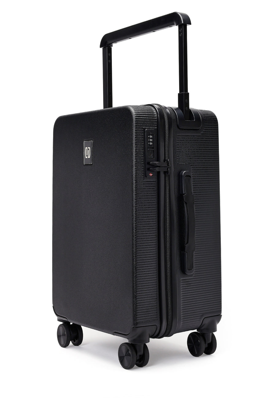 Unisex Black Cabin-Size Suitcase