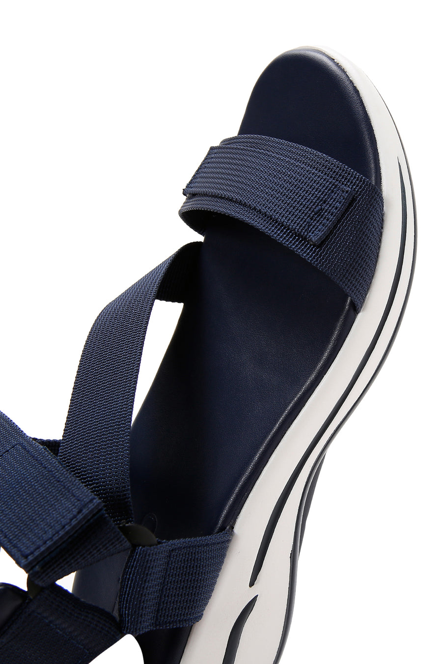 Kadın Lacivert Kalın Tabanlı Comfort Sandalet