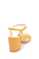 Women's Suede Heeled Sandals | Derimod