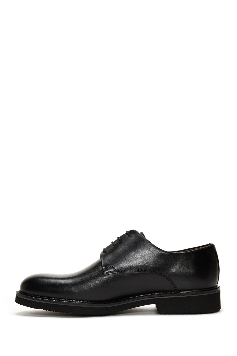 
Men's Black Lace-Up Leather Classic Shoes
