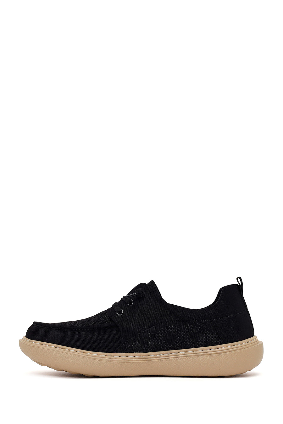 Derimod Zero Erkek Siyah Bağcıklı Kumaş Sneaker