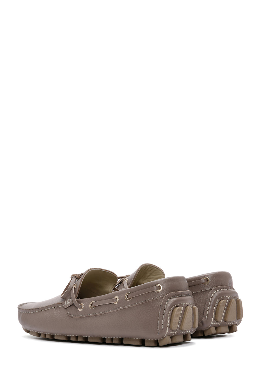 Erkek Vizon Deri Comfort Loafer