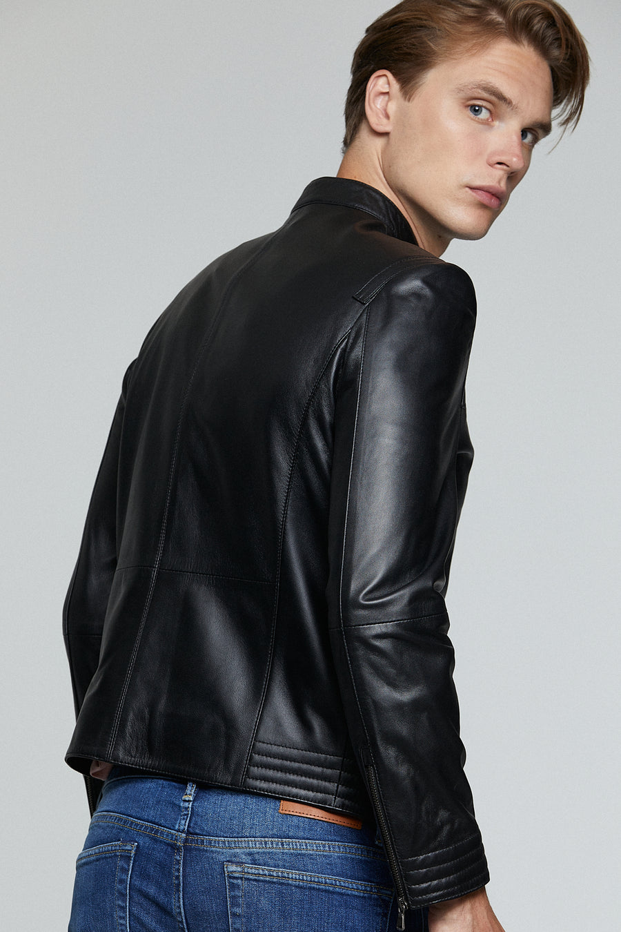 Sandro Men's Leather Jacket