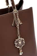 Woman Brown Long-Strap Classic Shoulder Bag | Derimod