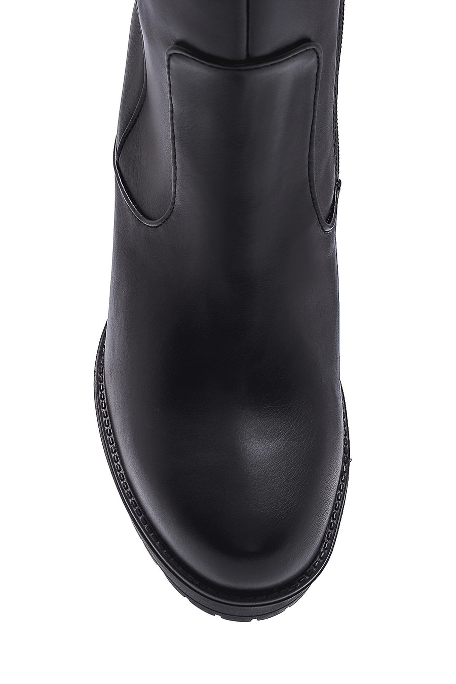 Women's Zippered Heeled Boots
