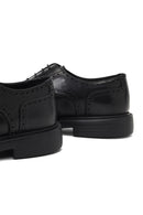 Men's Black Lace-Up Leather Classic Shoe | Derimod