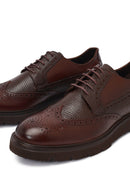 Men's Brown Lace Up Leather Casual Shoes | Derimod