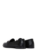 Women's Black Leather Classic Loafer | Derimod