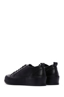 Kadın Siyah Deri Kalın Tabanlı Sneaker | Derimod