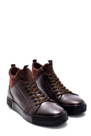 Men's Leather High-top Sneaker | Derimod